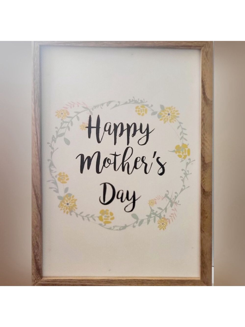 Green Clovers Mother's Day St. Patrick's Day Framed Art